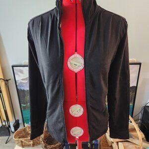 Black Zip Up Sweater | Illyrian Training Layer | Size M